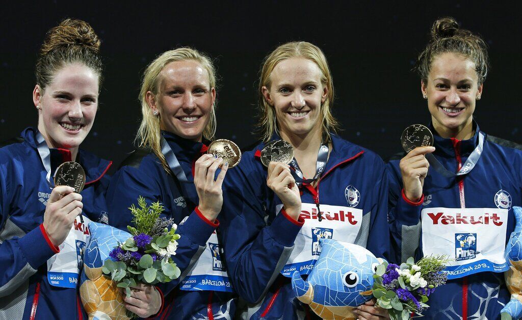 2013: Missy Franklin claims her record sixth gold medal on final day of world championships
